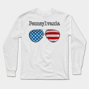 AMERICA PILOT GLASSES PENNSYLVANIA Long Sleeve T-Shirt